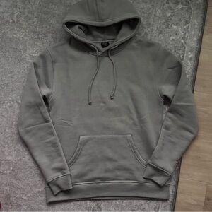 Grey Cotton Hoodie Size S